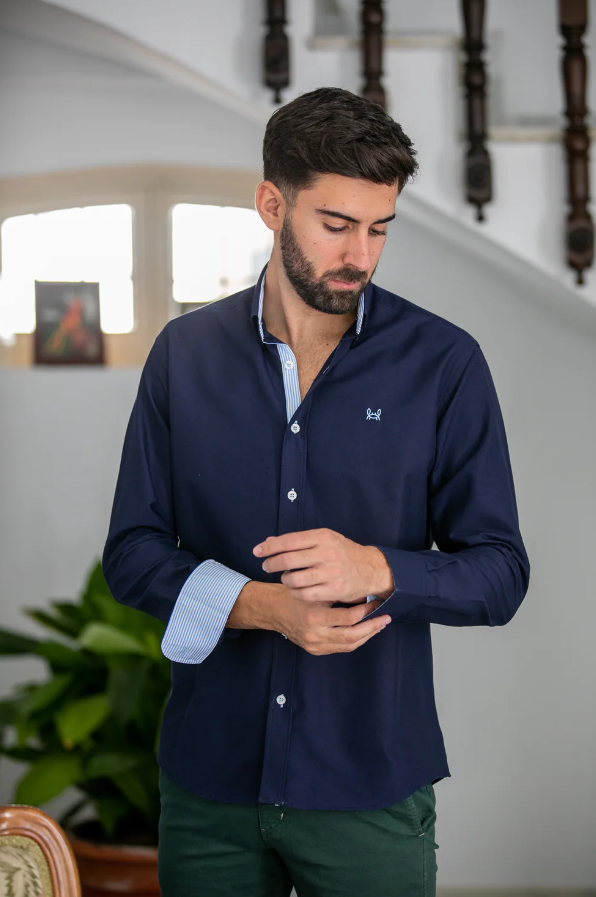 Camisa Azul Marino