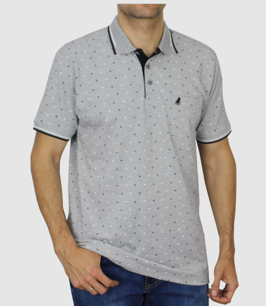 Polo Gris Fantasía